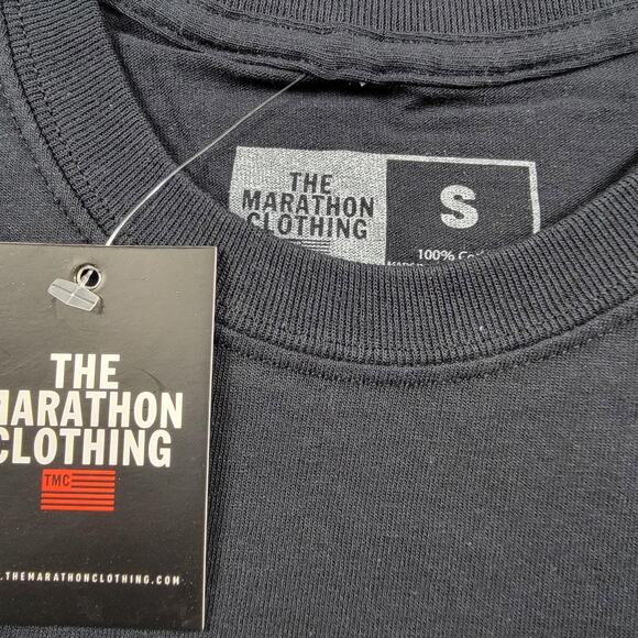 The Marathon Clothing Shirt Mens Small Black Graphic Tee TMC Crenshaw Slauson - Picture 3 of 9